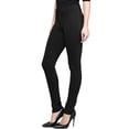 thumbnail image 6 of A2Y Women's Comfort Mordern Stretch Skinny Ponte Pants Black 3XL, 6 of 7