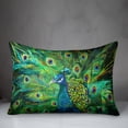 thumbnail image 3 of Creative Products Peacock Power 14 x 20 Spun Poly Pillow, 3 of 3