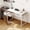 White, variant on Casacomoda 32 Inch Writing Desk with 2 Fabric Drawers, Modern Study Table with Storage, Small Computer Desk for Small Space, Home Office Desk, Pure White