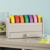 Martha Stewart Crafting Kids' Tape Roll Dispenser - Gray, Multi-Roll Tape Roll Dispenser with Cutter and Storage Drawer