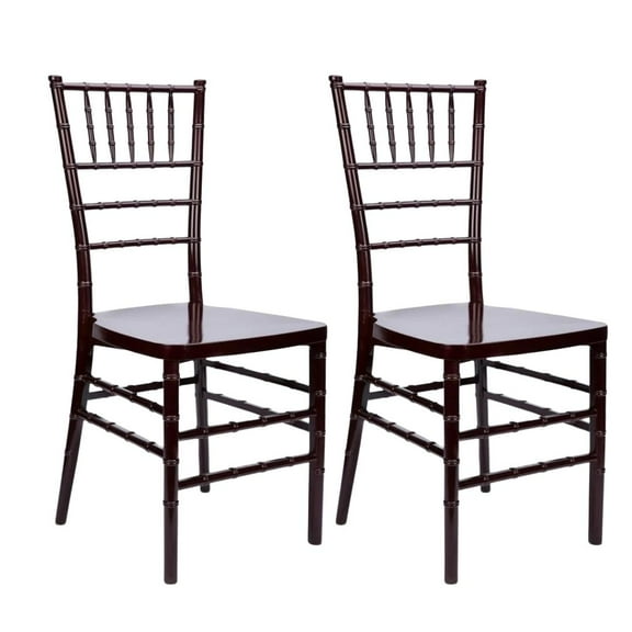 Mahogany ToughResin Mono-Frame Chiavari Chair, Chair Bundle by Chivari