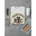 thumbnail image 3 of Basketball Central Park Wax T-Shirt Men -Image by Shutterstock, Male XX-Large, 3 of 4