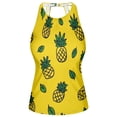 thumbnail image 3 of Women's Swimming Vest Women's Tankini Tops Swimming Vest for Women Soft and Smooth Suitable for Summer Beach Swimming Pool Parties XL Yellow Pineapple Seamless, 3 of 7