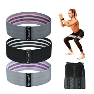 Resistance Band Set for Legs and Butt, Fabric Workout Bands