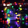 thumbnail image 4 of Outdoor String Lights Solar Fairy Lights Multicolor Remote String Lights Waterproof with 8 Modes Cosy Glow Ambiance Globe Lighting Curtain String Lights, 4 of 7