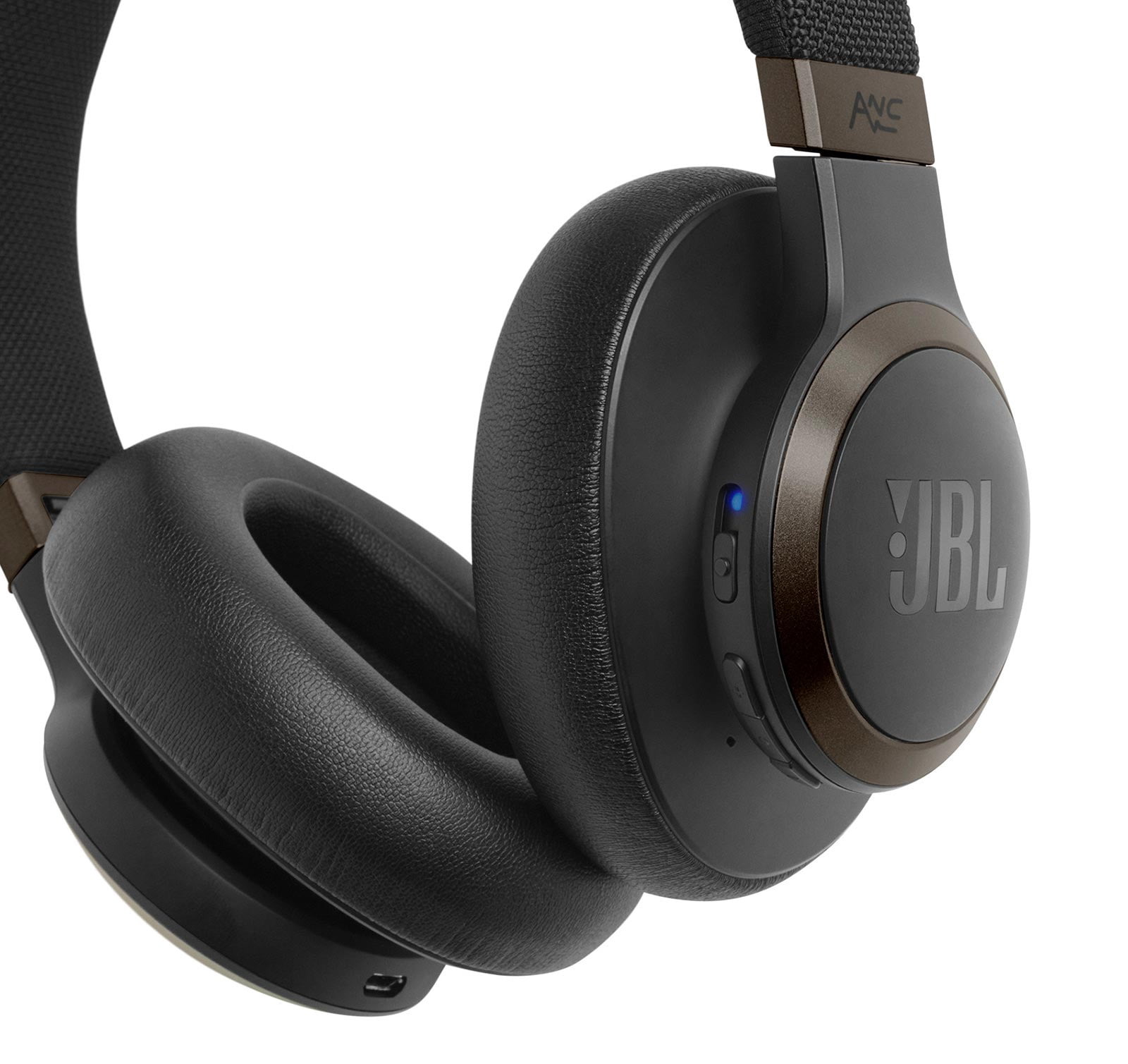 JBL Live 650BTNC - Wireless Over-Ear Noise-Cancelling Headphones - Black