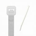 thumbnail image 2 of NavePoint 8 Inch Nylon Cable Wire Zip Tie 50 lbs - Natural White 100 Pack Lot Pcs Qty, 2 of 4