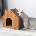thumbnail image 1 of Cat Scratcher Hut,Cat Scratch House Wearable Cat Scratch House Kitten Housewith Scratcher World-Class Design, 1 of 8