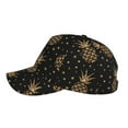 thumbnail image 5 of Balery Gold Glitter Pineapples Baseball Cap For Women Men,Adjustable Size For Running Workouts And Outdoor Activities All Seasons, 5 of 9