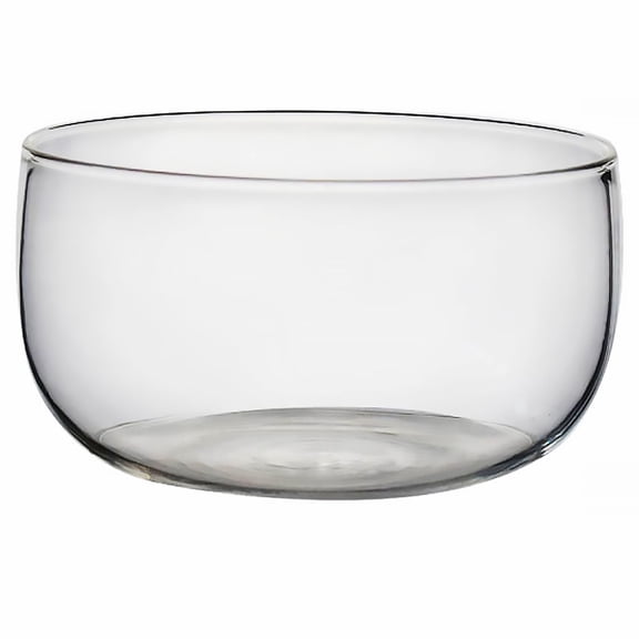 Large Glass Bowl, Clear Salad Serving Bowl – Versatile Glass Salad Bowl for Fruit, Snacks & More – Elegant Transparent Kitchenware
