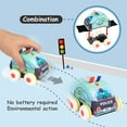 thumbnail image 2 of UNIH Soft Pull-Back Vehicle Car Baby Toys for 1 2 3 Year Old Boys Girls, 2 of 6
