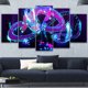 thumbnail image 2 of 5 Cuadros Decorativos Akali Dragon LOL Canvas Listo Para Colgar 150x84cm Jungle Art Impresion Tela Arte, 2 of 6