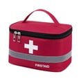 thumbnail image 3 of BELOVING Sac de Premiers Soins, Sac Médical Portable avec Poignée Pochette de Rangement d'Urgence, Étui de Voyage Médical pour Lieu de Travail Voiture Voyage Maison Voyage m Rouge, 3 of 10