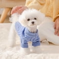 thumbnail image 2 of Methold Chaleco para mascotas Animal Elástico Transpirable Suéter de 2 piernas Caminar Viajar Jersey de punto cálido Ropa de color sólido Ropa de Ropa para mascotas Type1 XS Methold PT004165-01, 2 of 6