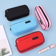 thumbnail image 6 of BESEW7 Pencil Pouch, 3 Layer Large Capacity Zippered Stationery Box, Multifunctional Pen Holder for Office Classroom Art Supply Storage, 6 of 7