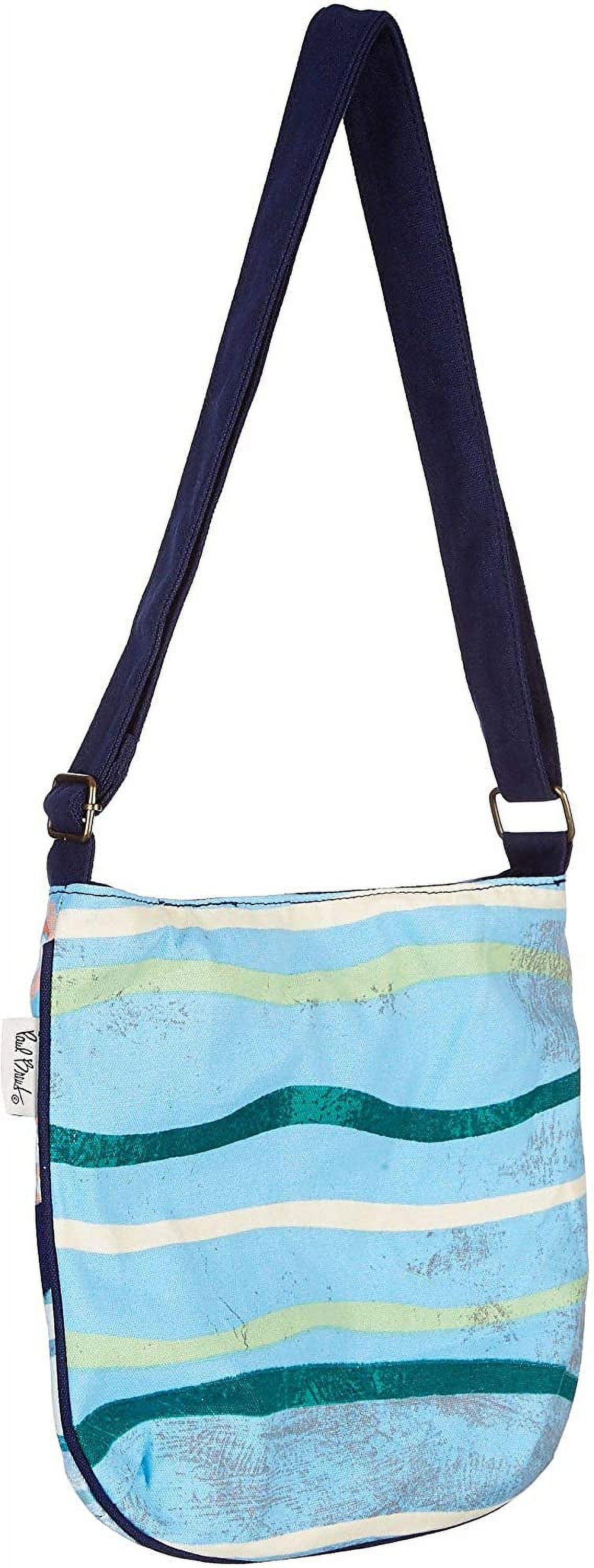Paul Brent Seaside Turtle Crossbody Handbag Blue
