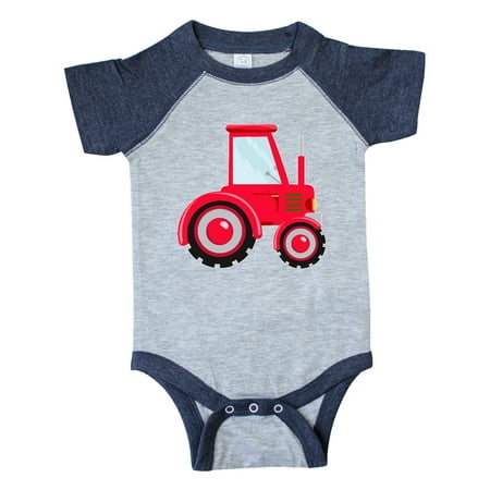 

Inktastic Farming Red Tractor Gift Baby Boy or Baby Girl Bodysuit