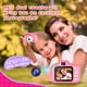 thumbnail image 4 of Mejora la cámara selfie para niños, regalos de cumpleaños de Navidad para niños de 3 a 9 años, cámaras de vídeo digital HD para niños pequeños, juguete portátil para niños de 3 4 5 6 7 8 años con tarj JFHHH pequeña, 4 of 5