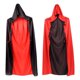 thumbnail image 2 of Carnaval Coat Cosplay Disfraz Vampiros Unisex para Partido Adultos Collar/Bitura Con Capucha Grim Reaper Disfraces Halloween Single/Double Farty Fiest Party Black Red, 2 of 7
