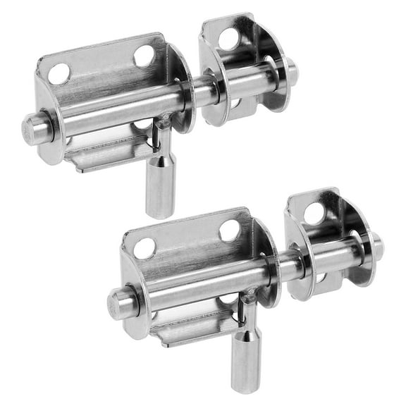 WESIEVYA 2Pcs Sliding Bolt Latch for Window Rustproof and Corrosion Resistance 2.4x1in