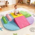 thumbnail image 3 of Kbun Large 8pcs Foam Climbing Blocks, Toddlers Climbing Toys for Climb, Crawl and Slide for Nursery, Living Room, Children's Room, Indoor Climb and Crawl Activity Play Set for Toddler 1-3, 3 of 7