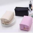 thumbnail image 5 of PU Leather Makeup Bag, Portable Travel Cosmetic Pouch and Toiletry Organizer for Purse and Daily Beauty Storage, TIKA, 5 of 6