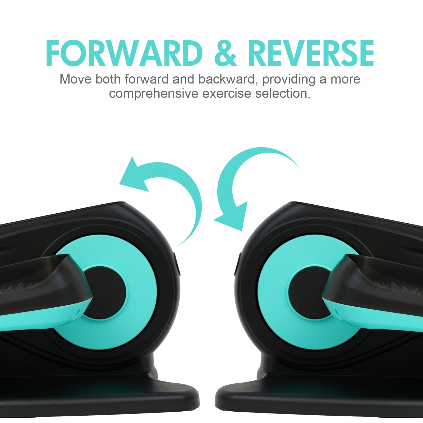 ALSO GO Under Desk Elliptical, Electric Leg Exerciser While Sitting for Seniors, Fully Assembled Motorized Ellipse Leg Exerciser, Seated Mini Elliptical with 12 Adjustable Speed Levels