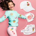 thumbnail image 4 of Parches de chenilla WILLBOND con diseño de postre para ropa, 28 unidades, 4 of 7