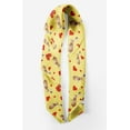 thumbnail image 2 of Bimba Yellow Bunny & Heart Printed Pure Silk Scarf Neck Wrap Summer Hair Bandanas For Women 40 x 80 Inches, 2 of 6