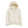 thumbnail image 4 of EnJoCho Girls Quilted Puffer Jacket Lightweight Packable Down Alternative Hooded Coat Cozy Winter Outerwear Fall Jacket for Kids, 4 of 6