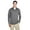 Black Heather, variant on UltraClub 8618 Men's Cool & Dry Heathered Performance Quarter-Zip