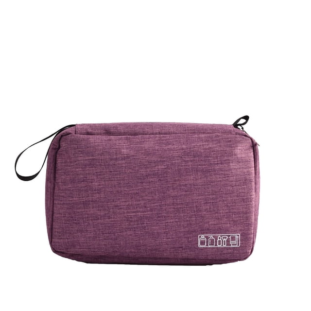 Clear Travel Toiletry Bag, Hanging Style, Waterproof Material, Compact Design, for Gym-Hotel Use, Portable Storage, Lightweight Carry Case, Multi-Purpose Cosmetic Holder, Travel Friendly, Akmoler