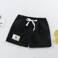 thumbnail image 2 of Toddler Baby Boys Girls Solid Color Summer Sport Jogger Active Shorts Pants, 2 of 4