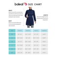 thumbnail image 7 of BALEAF Women's Fleece Dress Sweatshirt Tunic Long Quarter Zip Pullover Polar Winter Dress Cover Ups Pocket Navy Blue XS, 7 of 7