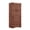 31.5in Brown, variant on JassmiPkwy 4 Door Farmhouse Armoire Wardrobe Closet Cabinet with 3 Drawers, Hanging Rod, Adjustable Shelves, White