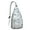 White-3, variant on Nomad Travel Sling Backpack - Lightweight Durable Crossbody Bag with Journey-Themed Pattern, Multi-Functional Storage