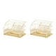 thumbnail image 3 of Moyic Estante organizador multifuncional para almacenamiento que ahorra espacio Elegante caja de almacenamiento de escritorio Conveniente oro oro 22.5*15*15cm 2Conjunto, 3 of 6