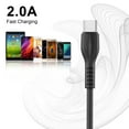 thumbnail image 3 of Câble de Chargement 2A Cordon de Charge Rapide en Silicone USB-A vers Interface iOS Cordon de Chargeur de Synchronisation de Données Compatible avec Appareils iOS 1 M/3 Pi, 3 of 6