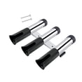 thumbnail image 2 of Almencla 3 Line Fishing Rod Holder Fishing Pole Rack Stainless Steel Lightweight Gift for Black, 2 of 8