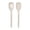 Oatmeal, variant on Tovolo Elements Silicone Spoon Set of 2, Mixing and Slotted, Blue Haze