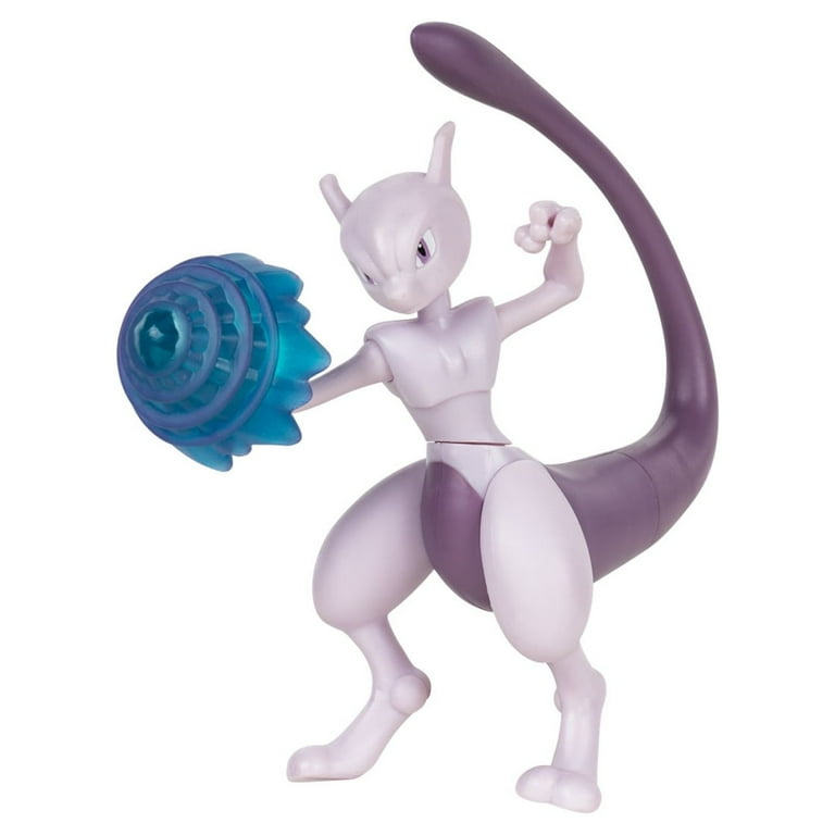 POKEMON BATTLE FIGURE 2 PACK - Features 2-Inch Mew & 4.5-Inch Mewtwo Battle  Figures