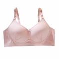 thumbnail image 2 of Antinious Women Wireless Push Up Plus Size Bras Front Closure Breathable Everyday Wear, 2 of 5