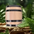 thumbnail image 4 of LIFKOME Miniature Barrel Wooden Barrel Ornament Khaki 1Set For Adults, 4 of 8