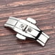 thumbnail image 4 of Hebilla desplegable en forma de mariposa, correa automática con cierre de Metal de doble clic para reloj masculino, 4 of 5