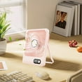 thumbnail image 5 of Portable Fan,Desk Fan,Digital Display Five Speed Desktop Small Fan USB Charging Portable Home Mini Desktop Small Fan Can Be Wall Mounted High Wind Power Large Capacity Fan for Summer Travel, 5 of 7