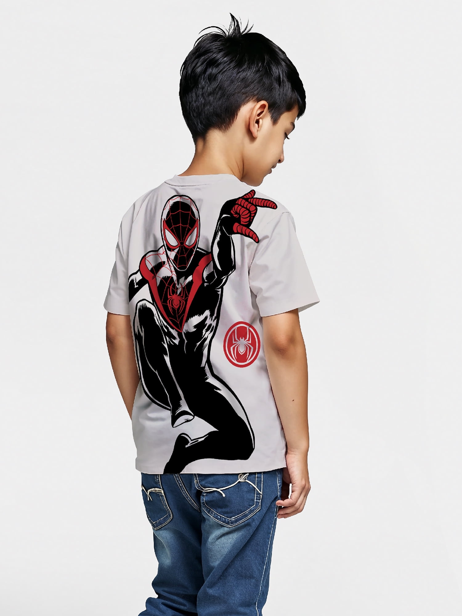 Spider-Man Boys Miles Graphic T-Shirt, Sizes XS-XXL