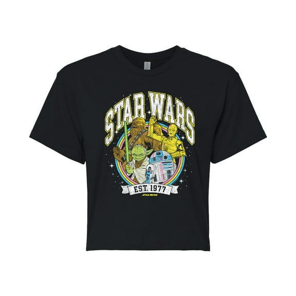 Star Wars - Collegiate - Juniors Cropped Tee