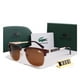 thumbnail image 3 of 2023lacoste Moda semi-rimless Hombres Gafas De Sol Marca De Lujo Gradiente Lente Medio Llanta De Las Mujeres UV400, 3 of 4