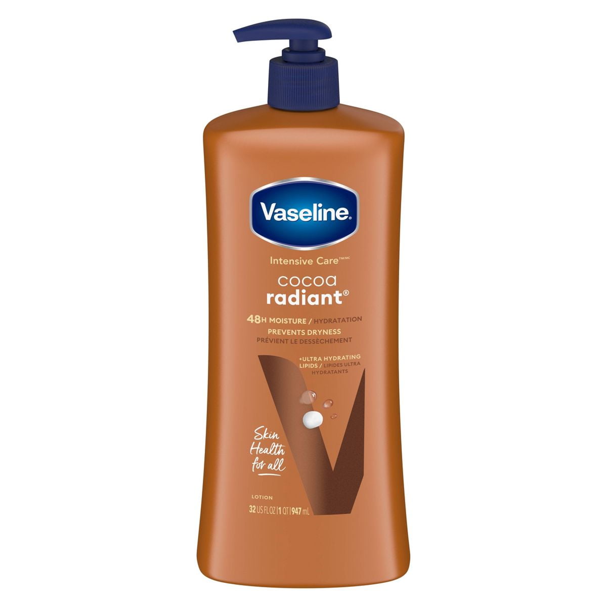 2X - Vaseline Intensive Care Moisturizing Body Lotion with Cocoa Butter Cocoa Radiant - 32 fl oz