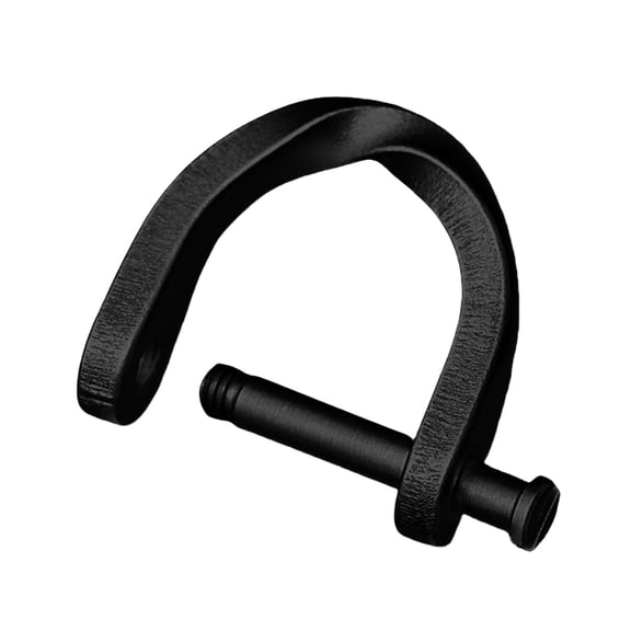 Titaniums Carabiner Alloys Horseshoe Climbing D Shape Carabiner Keychains Clip for Outdoor Camping and Hiking